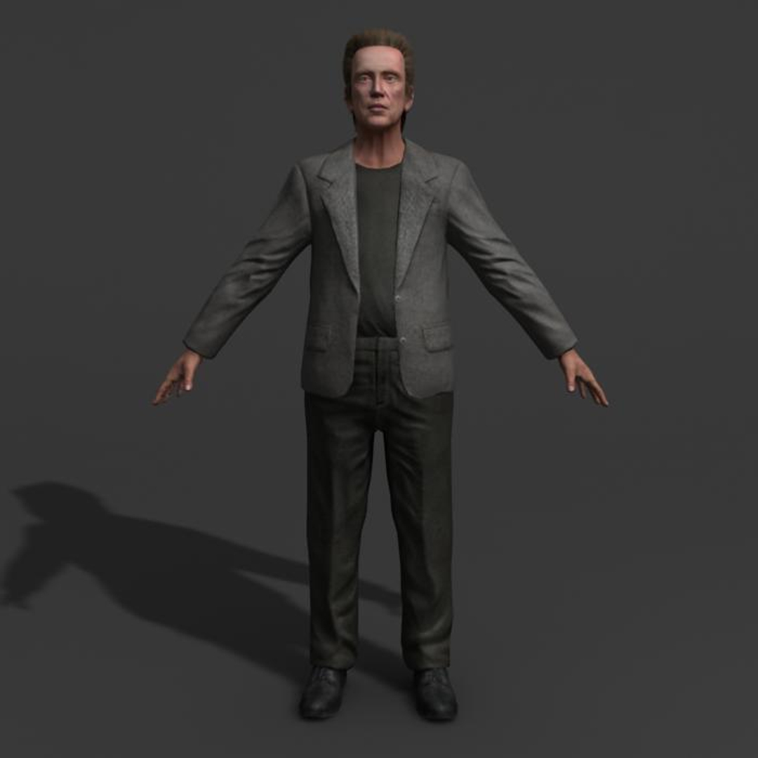 3d Model Rigged Character