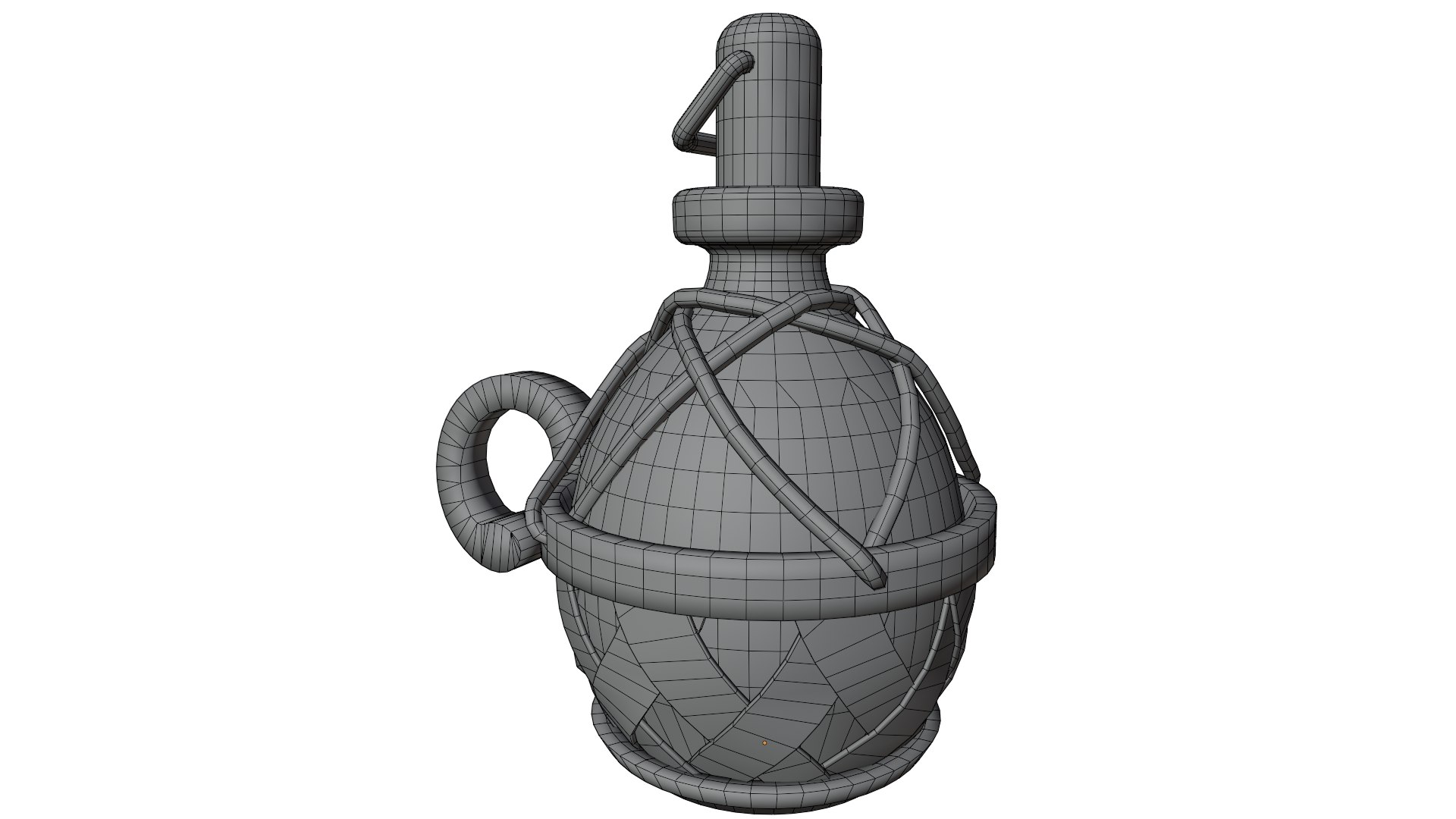 3D Medieval Flask - TurboSquid 2217335