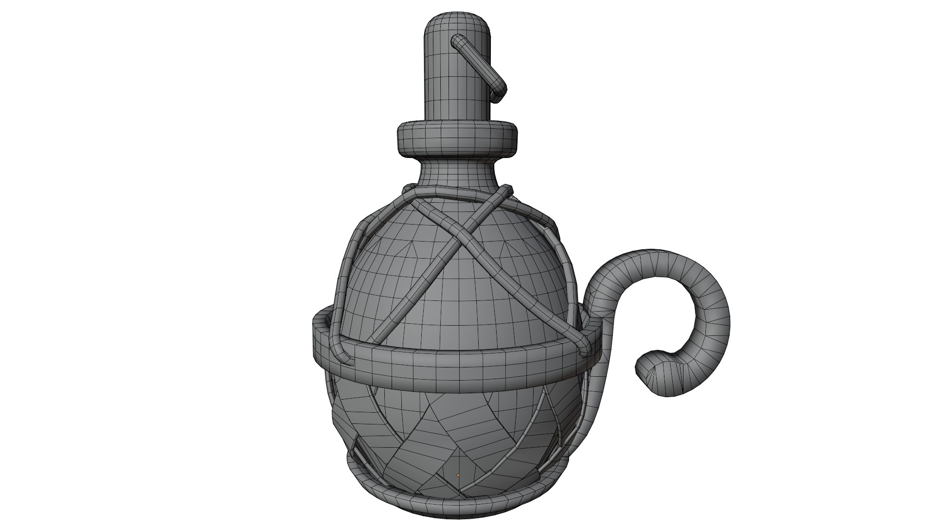 3D Medieval Flask - TurboSquid 2217335