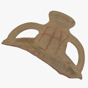 Medieval Amphora Broken 01 RAW Scan 3D model