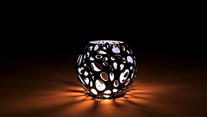3D model printing beautiful vase decor