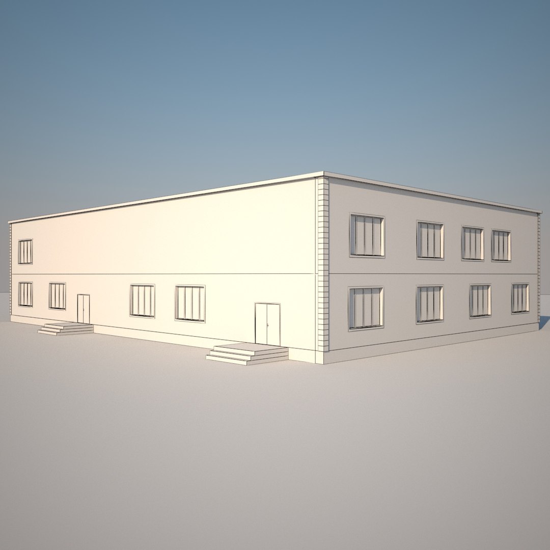 Library Building 3D Model - TurboSquid 1486651
