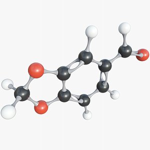 Piperonal Molecule With PBR 4K 8K