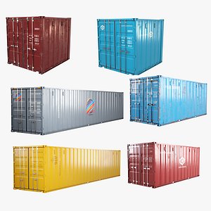 3D Shipping Container Collection