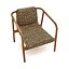 La silla decorativa moderna Low-poly modelo 3D