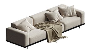 3D Arflex Claudine L Sofa3 seater model