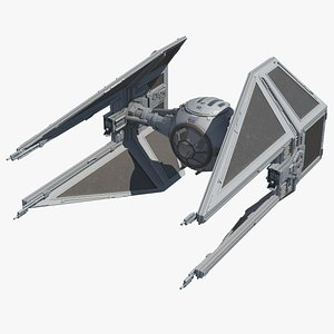 3D Star Wars TIE Interceptor model