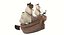Galleon dos desenhos animados
