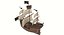 Galleon dos desenhos animados