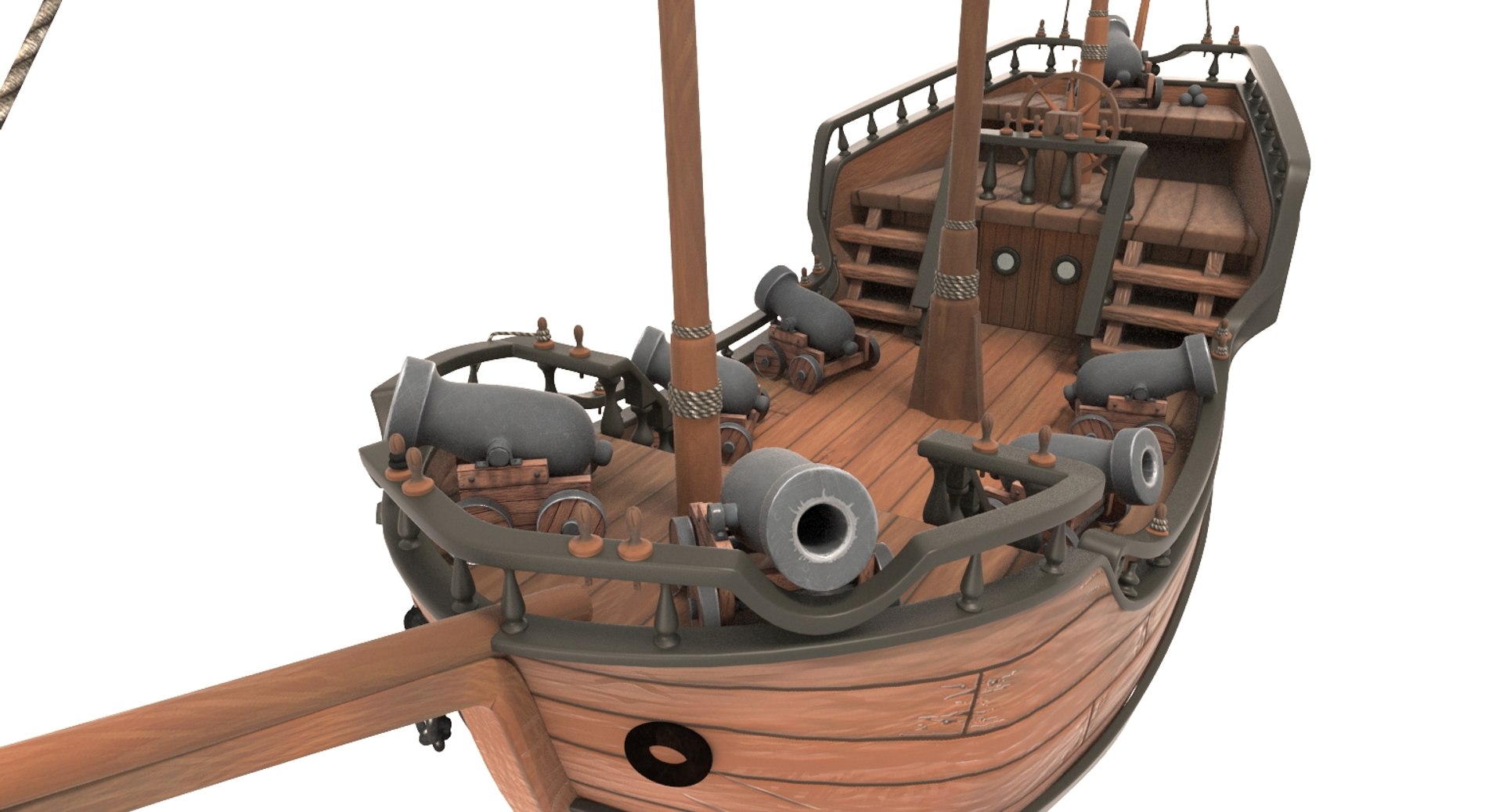 3D cartoon galleon model https://p.turbosquid.com/ts-thumb/r7/aBx37E/I4d1f0YG/w23/jpg/1537026189/1920x1080/fit_q87/8708b3543287dd94c214e53f519eac8b1f963caa/w23.jpg