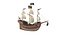 Galleon dos desenhos animados