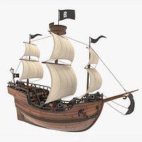 Cartoon Galleon