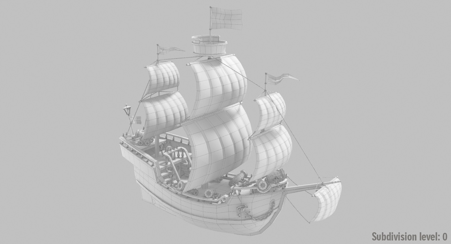 3D cartoon galleon model https://p.turbosquid.com/ts-thumb/r7/aBx37E/ggNJoFhF/w03/jpg/1537026188/1920x1080/fit_q87/9c48503a04d01b70e6562ddfb747fa26c6b060cd/w03.jpg