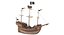 Galleon dos desenhos animados