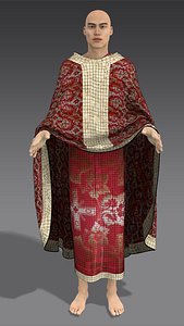 3D Priest clothing