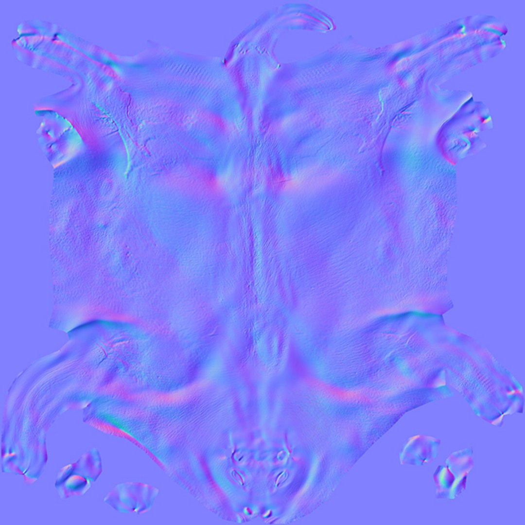 cow animation 3d obj