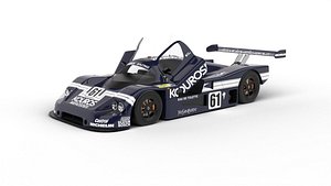 Mercedes Benz C9 Hasegawa 1987 Sauber Kouros Racing HQ 3d model 3D model