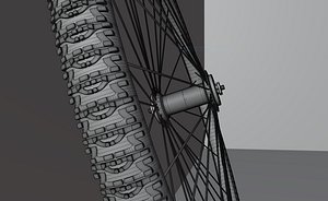 3D Bicycle wheel model