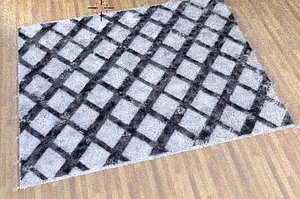 furry shag rug 3D model