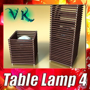 modern table lamp 04 3d obj