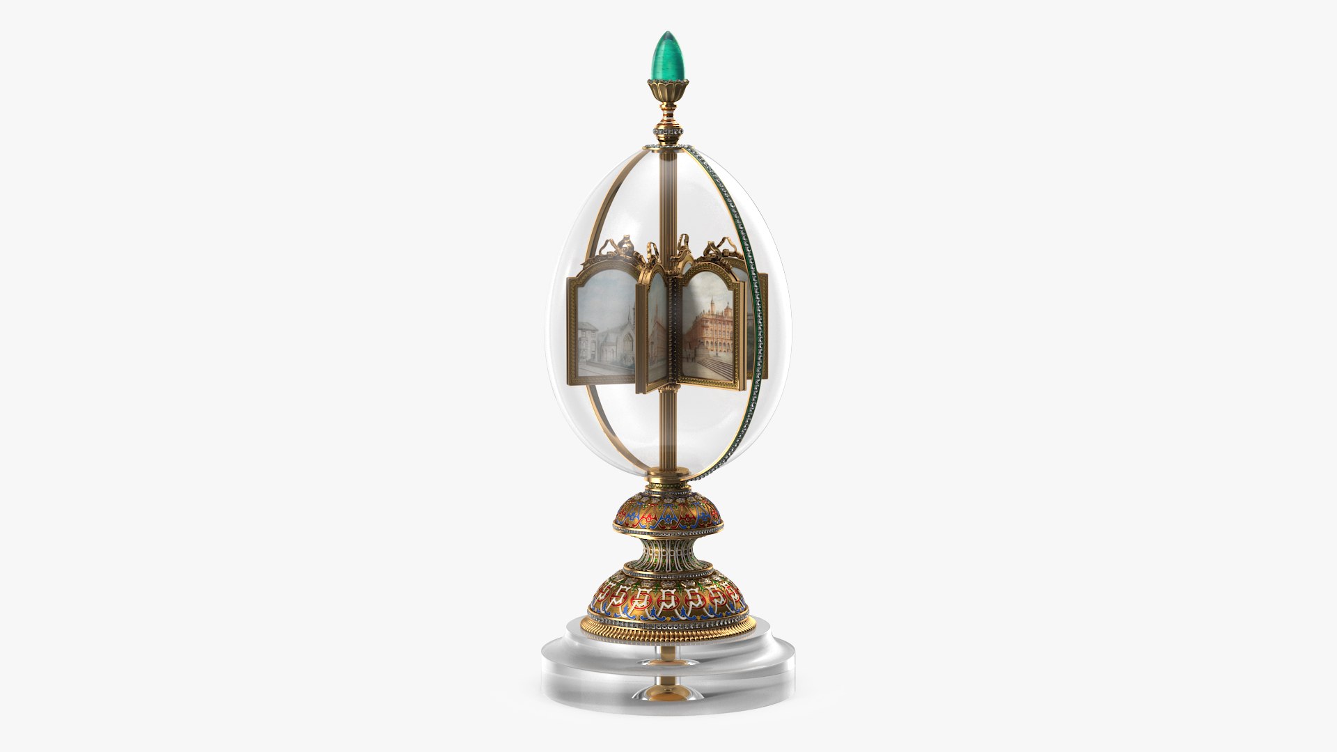 Faberge Egg 3D model preview