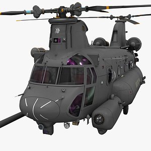 3d mh 47 chinook model