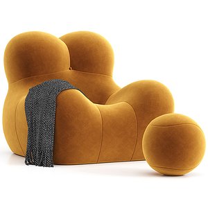 3D armchair 104