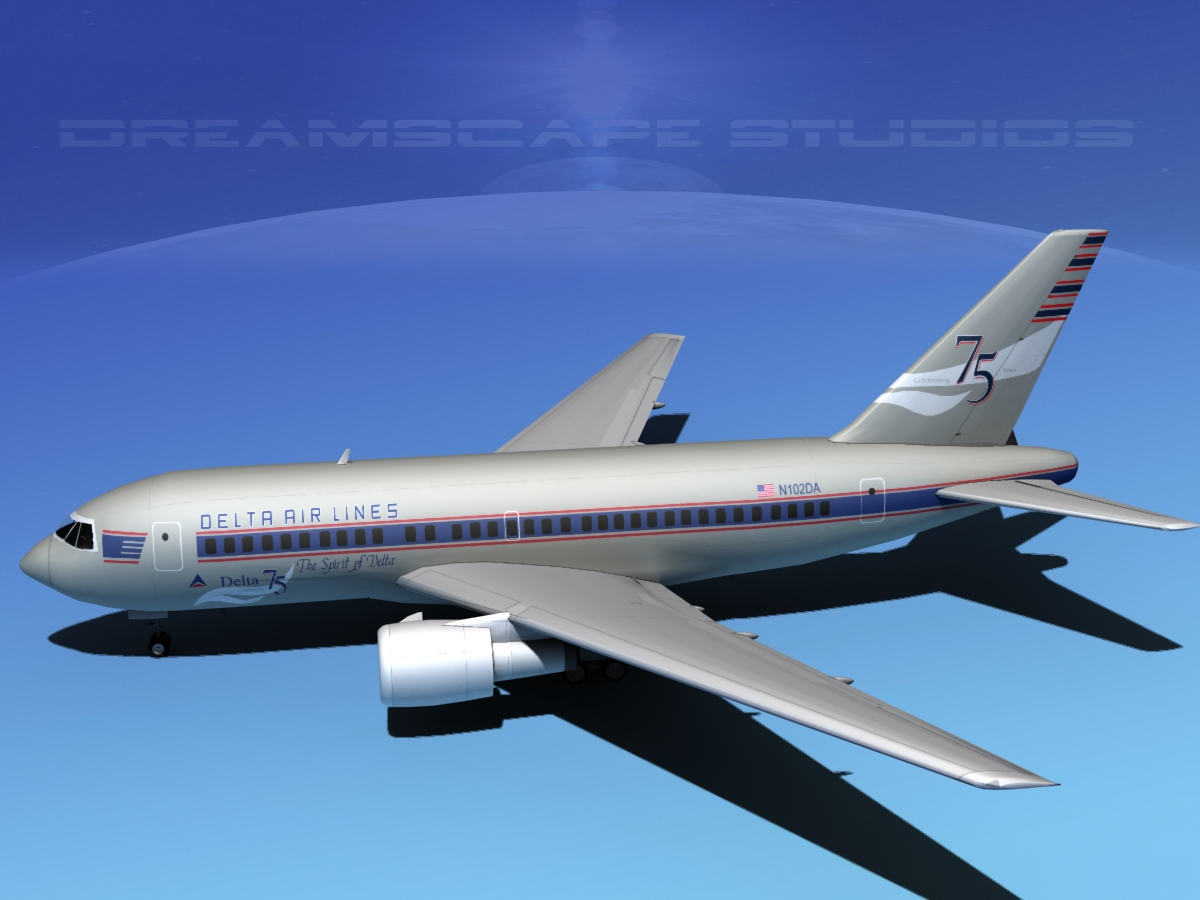 Airline boeing 767 767-200er 3D model - TurboSquid 1303372