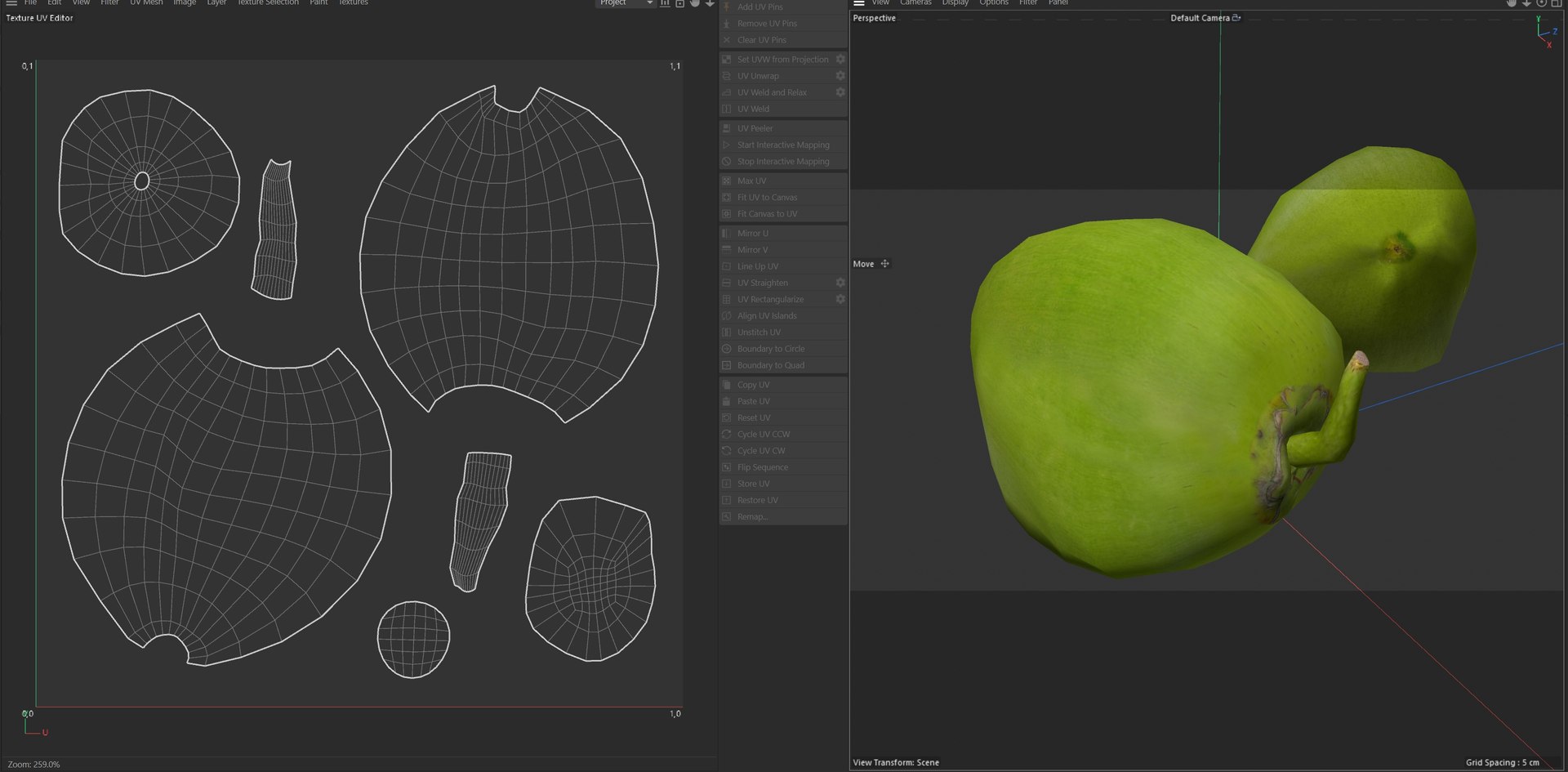 Coconut Green 3D Model - TurboSquid 2573666