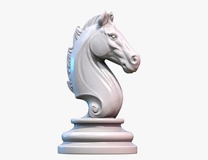 Chess knight horse pendant