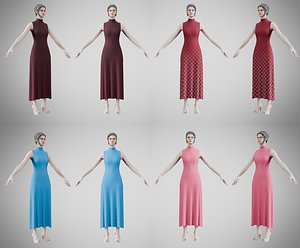 Dress 56 Dark Winter Collection Vol 1 Collection 7 3D