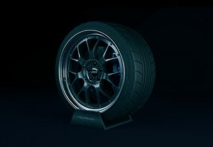 bbs motorsport wheel 3d model