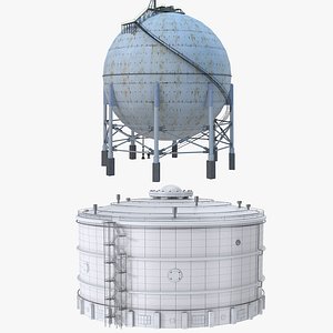 Gas Tanks Collection 3D model