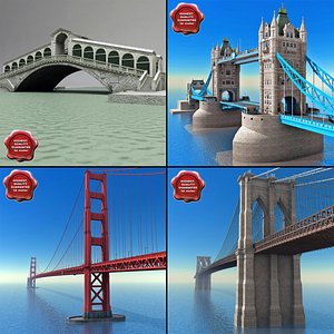 3d bridges set london model