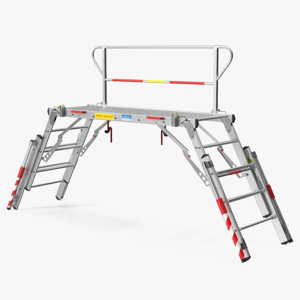 3D Rescue Platform with Stairs