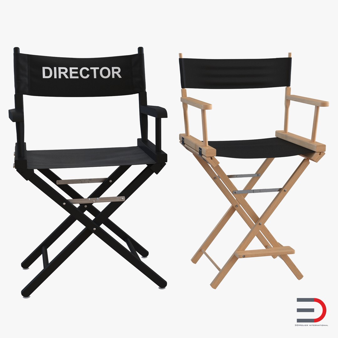 Director Chairs Collection 3D model preview