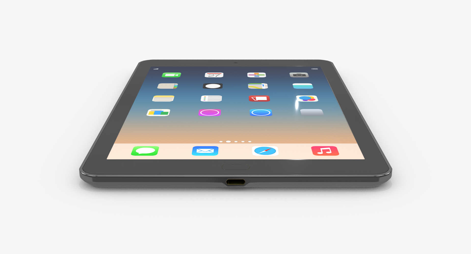 tablet mini generic 3d model