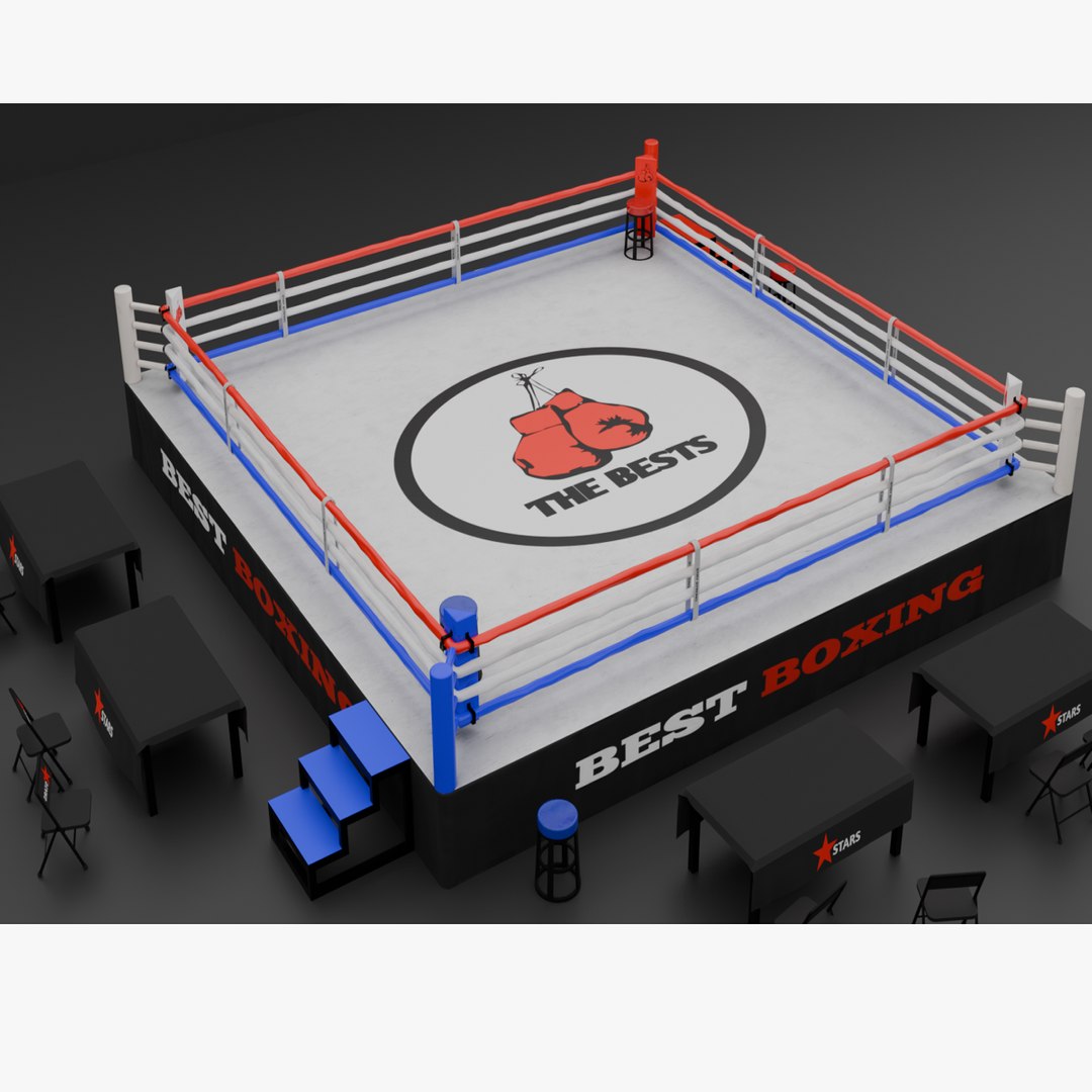 Boxing Ring Asset 3D Model - TurboSquid 2352923