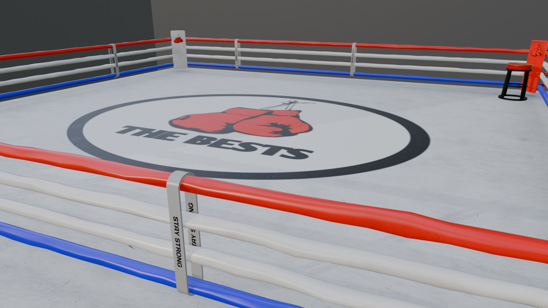Boxing Ring Asset 3D Model - TurboSquid 2352923