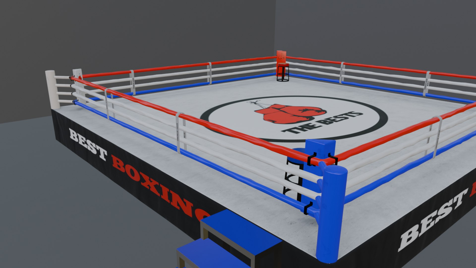 Boxing Ring Asset 3D Model - TurboSquid 2352923