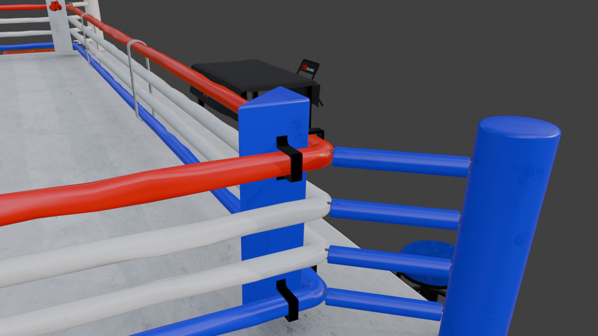 Boxing Ring Asset 3D Model - TurboSquid 2352923