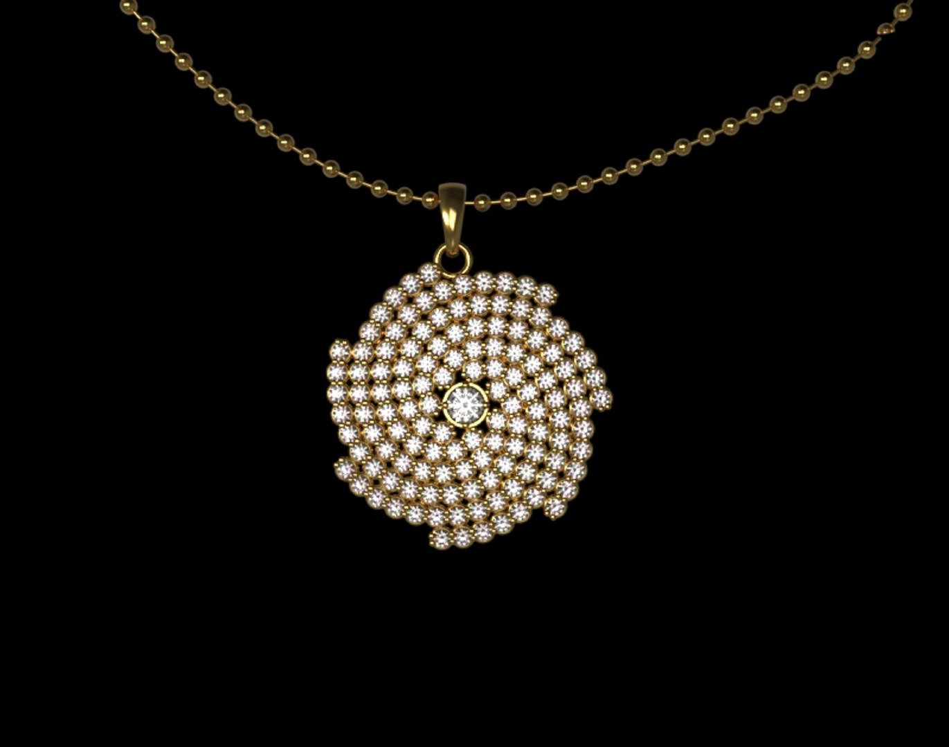 Spiral Pendant Model - TurboSquid 2169387