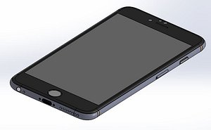 phone 6 3d model