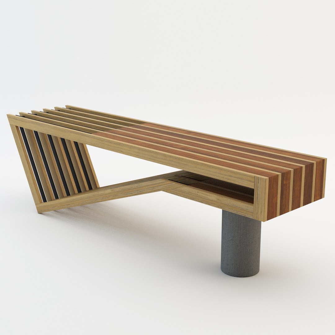 Pinch Bench 3d Model