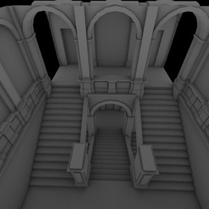 entrance hall with corridor and awed archs 2