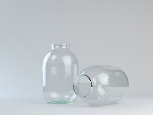Glass jar