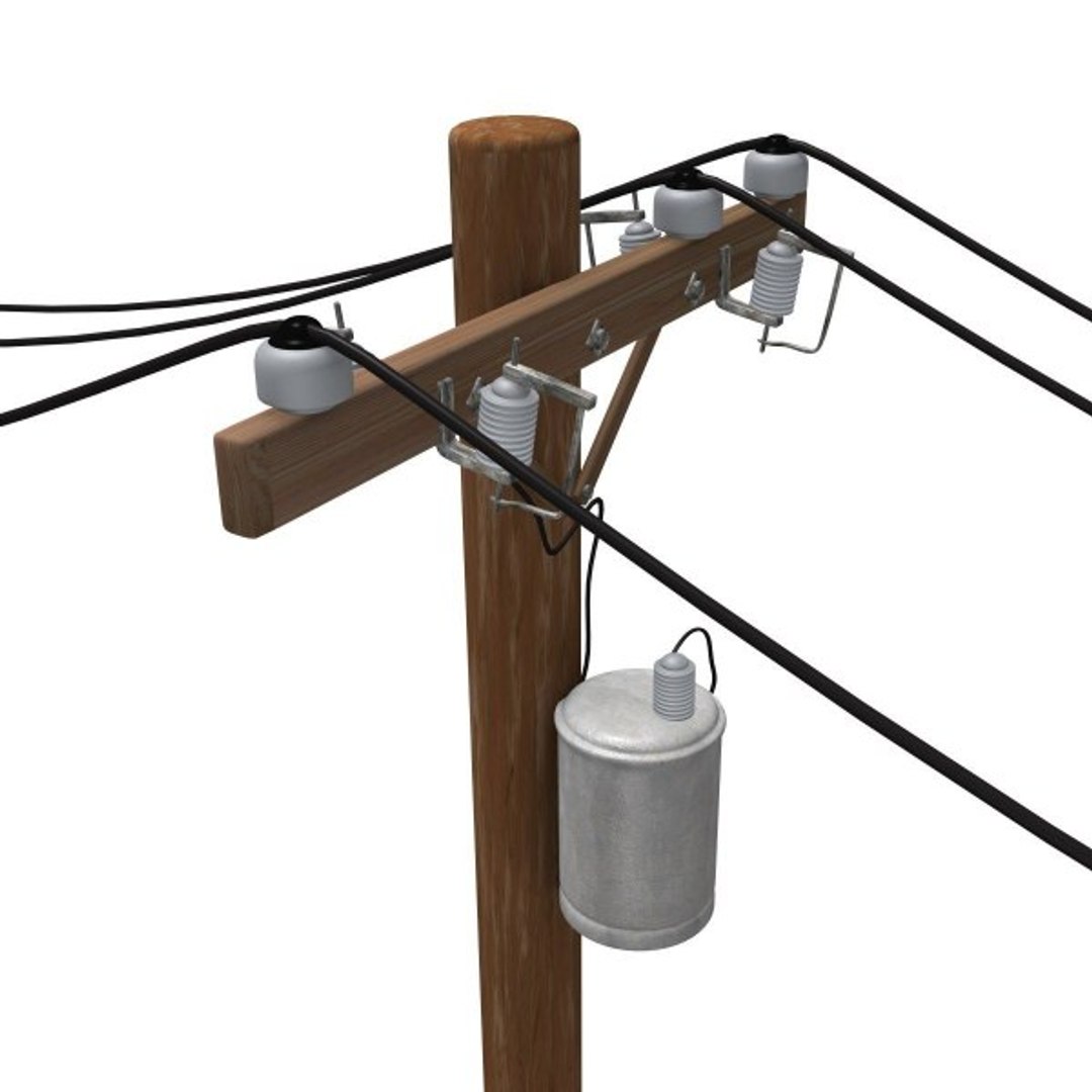 Power Line 3d Model