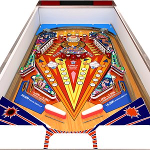 3D pinball machine zaccaria model - TurboSquid 1156966