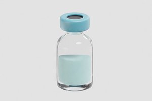 3D Glass Injection Vial