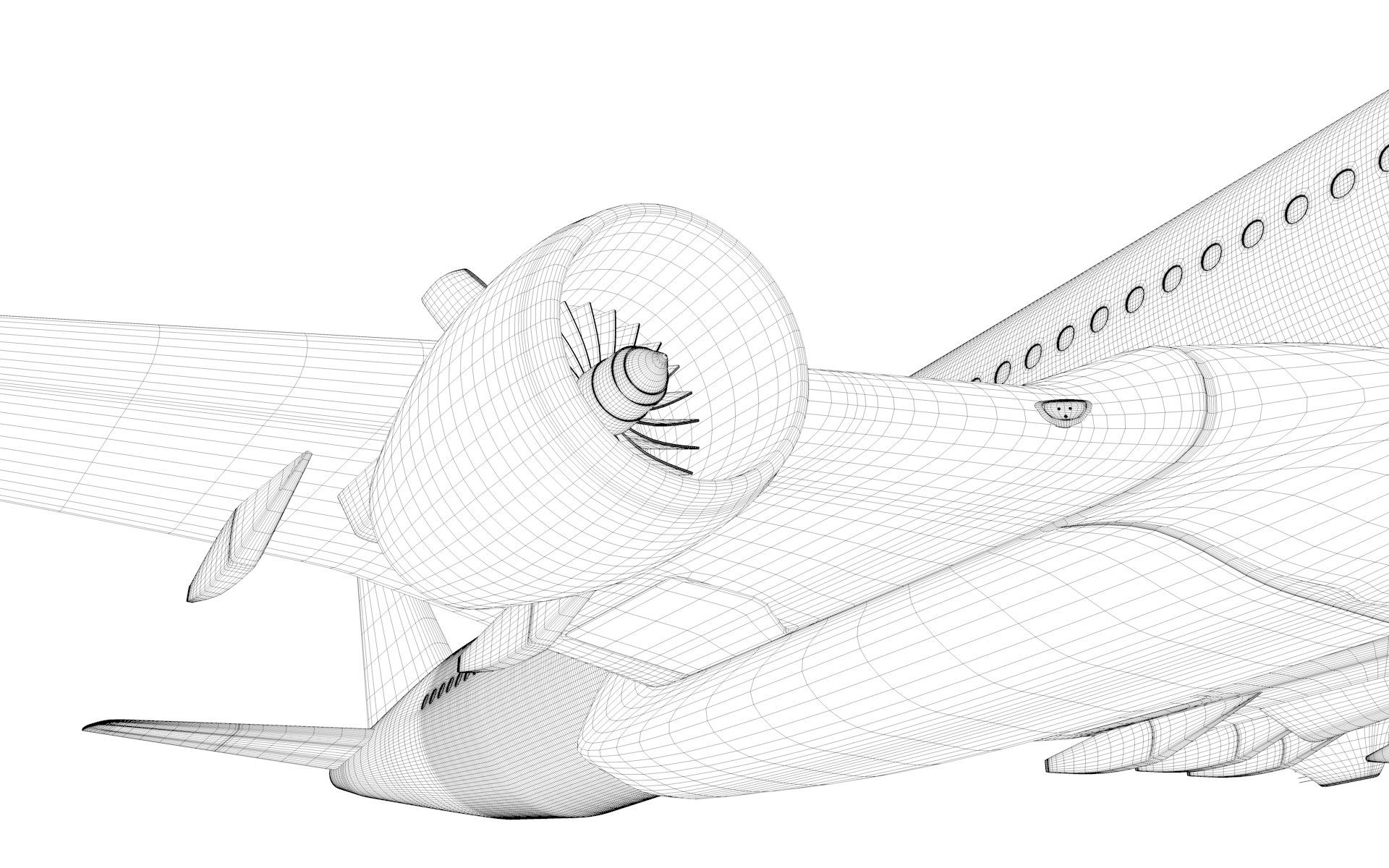 airbus a350-900 china eastern airlines l11303d模型